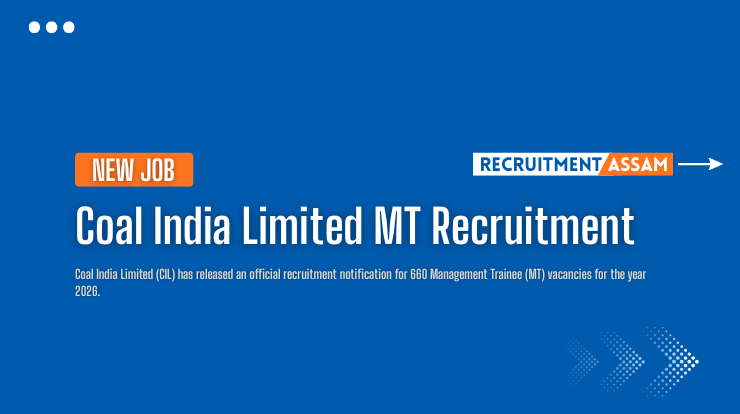 Coal India Limited MT Recruitment 2026 – 660 Management Trainee Posts, Online Apply