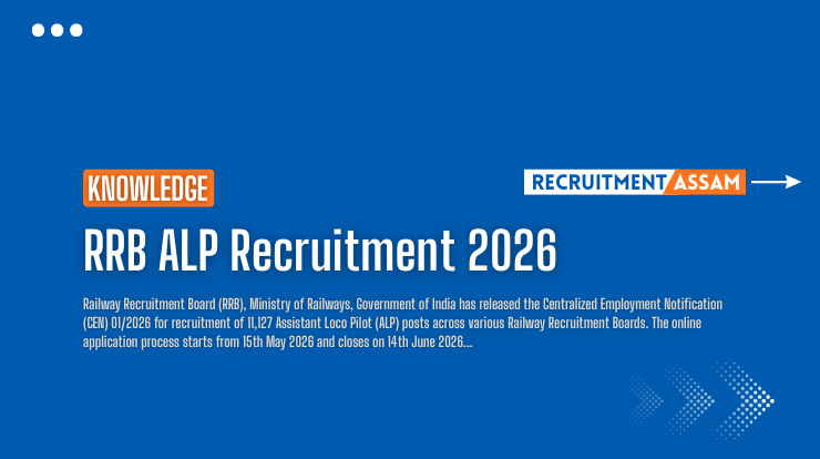 RRB ALP Recruitment 2026 – 11,127 Assistant Loco Pilot Posts, Apply Online